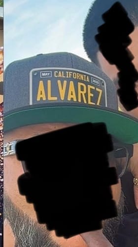 Customer photo review of California 60's Plate Hat