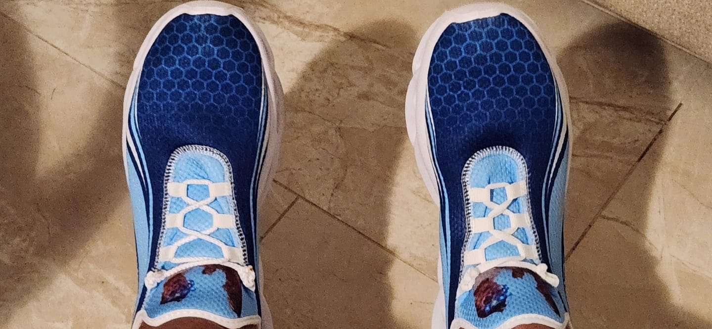 Customer photo review of Custom Maxsoul Shoes Personalized Sneaker FN003-E025022-27