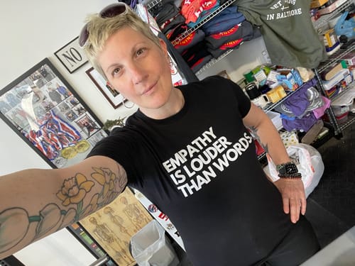 Customer photo review of Do What Makes You Better Unisex T-Shirt