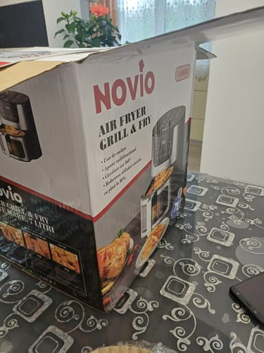 Customer photo review of Air Fryer Novio Grill & Fry