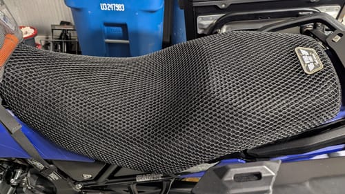 Customer photo review of Wind Rider Seat Cover