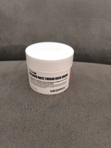 Customer photo review of Liftinga krēms kakla ādai ar peptīdiem un kolagēnu Medi-Peel Premium Collagen Naite Thread Neck Cream 2.0