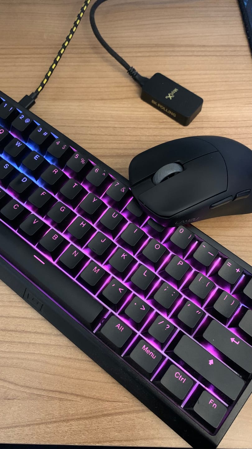 Customer photo review of Lamzu Maya X Wireless Mouse