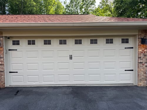 Customer photo review of Complete Magnetic Garage Door Accent Kit