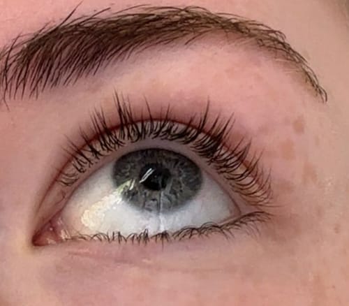 Customer photo review of Lash Growth Serum