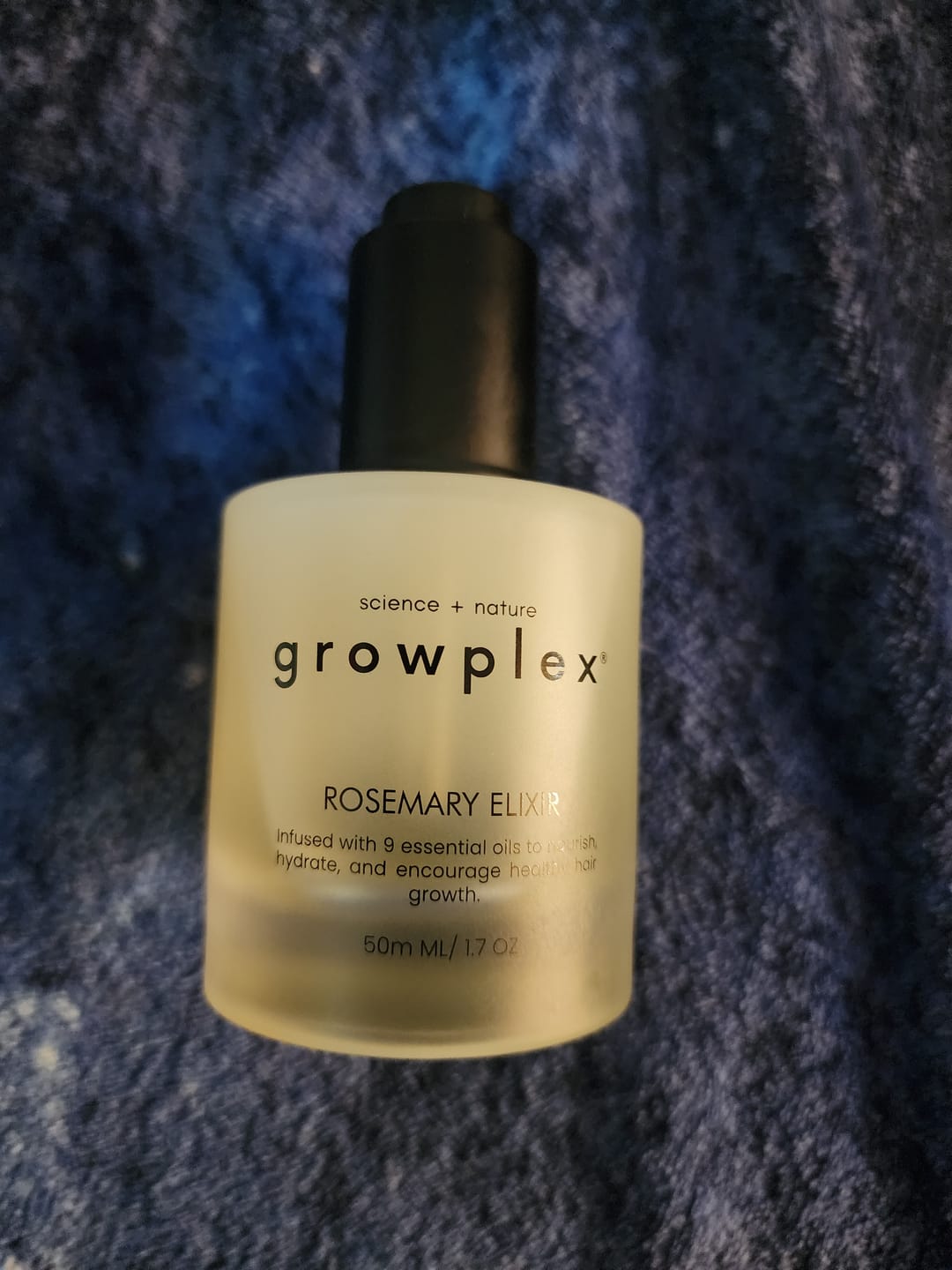 Customer photo review of Rosemary Elixir - 100% Natural Hair Loss Solution