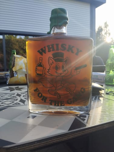 Customer photo review of Whisky for the Gang X Maison Victors - Pedro Ximenez first fill (Sherry Cask) - Édition limitée : 100 bouteilles - 58,7%