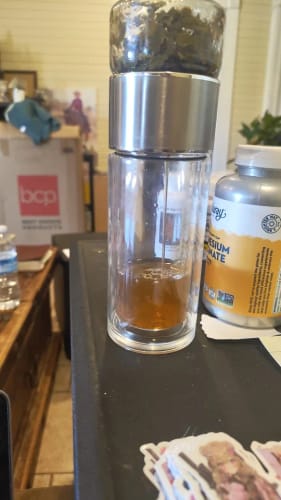 Customer photo review of Bouteille Infuseur Double Paroi et Séparateur