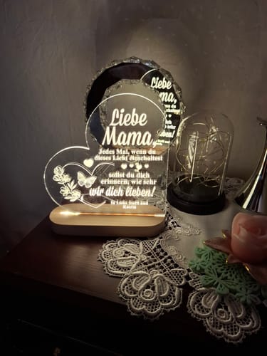 Customer photo review of Erinnerungs-Herz-LED-Lampe