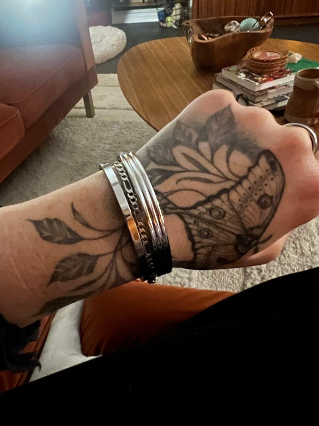 Customer photo review of Chunky Layered Bangle