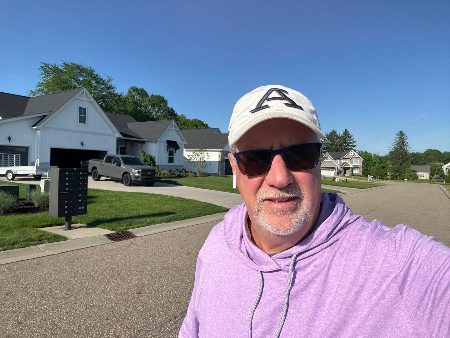Customer photo review of Purple Course Hoodie