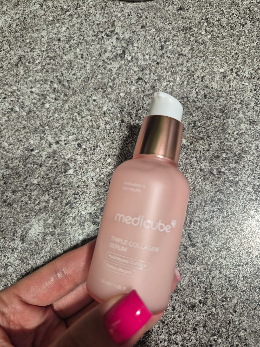 Customer photo review of Nostiprinošs serums sejai Medicube Triple Collagen Serum 4.0