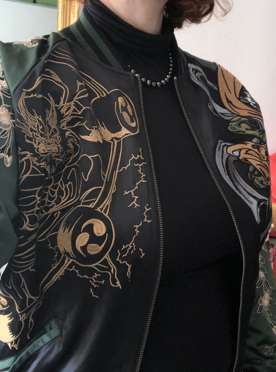 Customer photo review of Raijin & Fujin Sukajan Souvenir Jacket