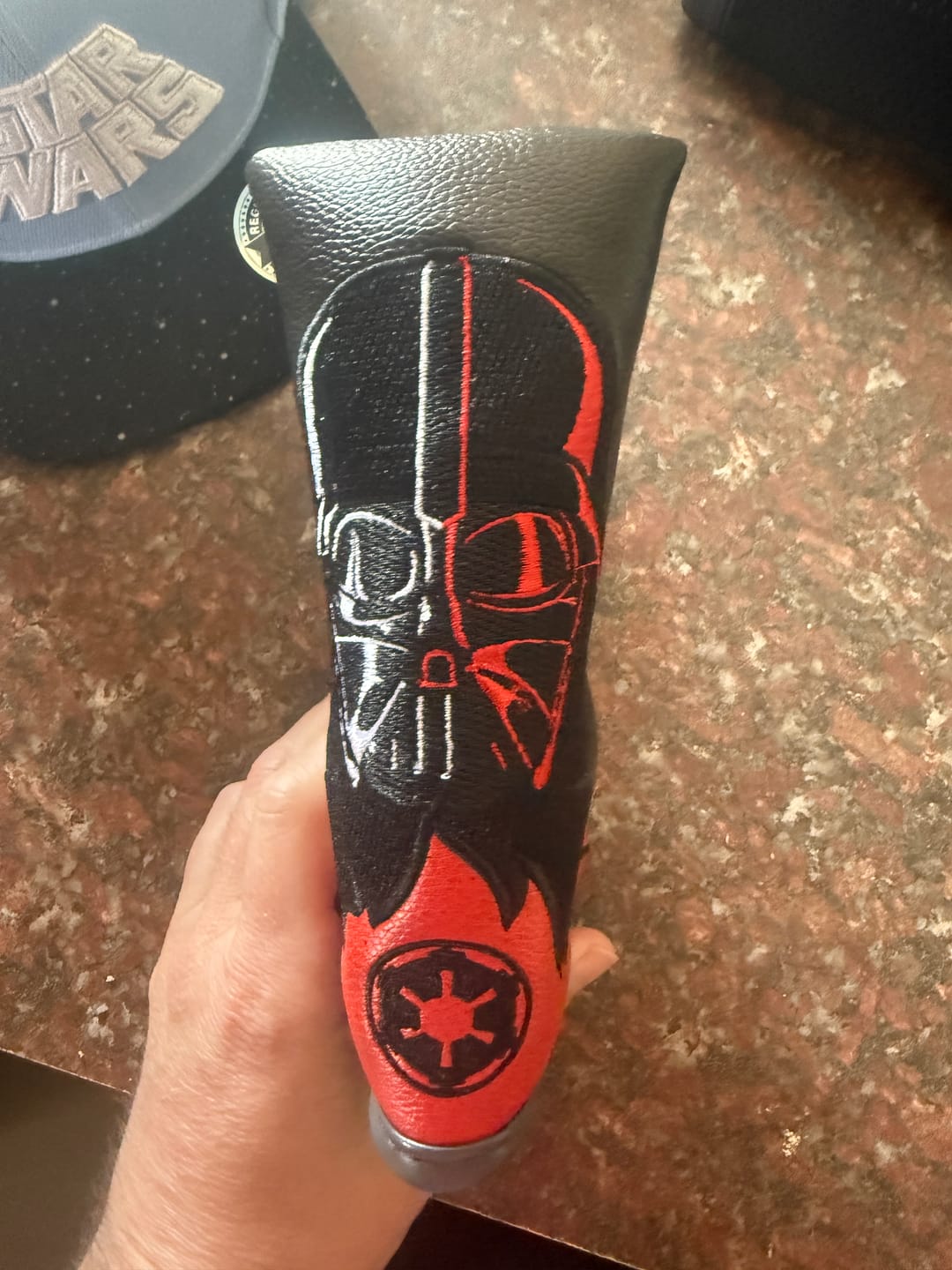 Customer photo review of Star Wars™ "Mustafar Par" – Blade Putter Headcover