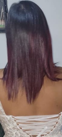 Customer photo review of Silver Bullet Lightning Titanium Straightner 25mm up 230 Degrees