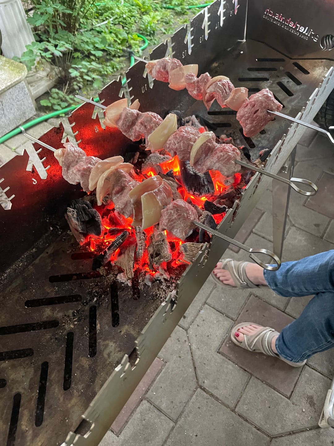 Customer photo review of Schwein-Rind-Poulet-Schaschlik Spiessli Schlemmer-Box 1,5 kg