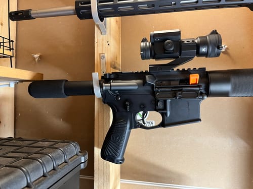 Customer photo review of AR15 Pistol Buffer Tube W/ FOAM PAD COVER