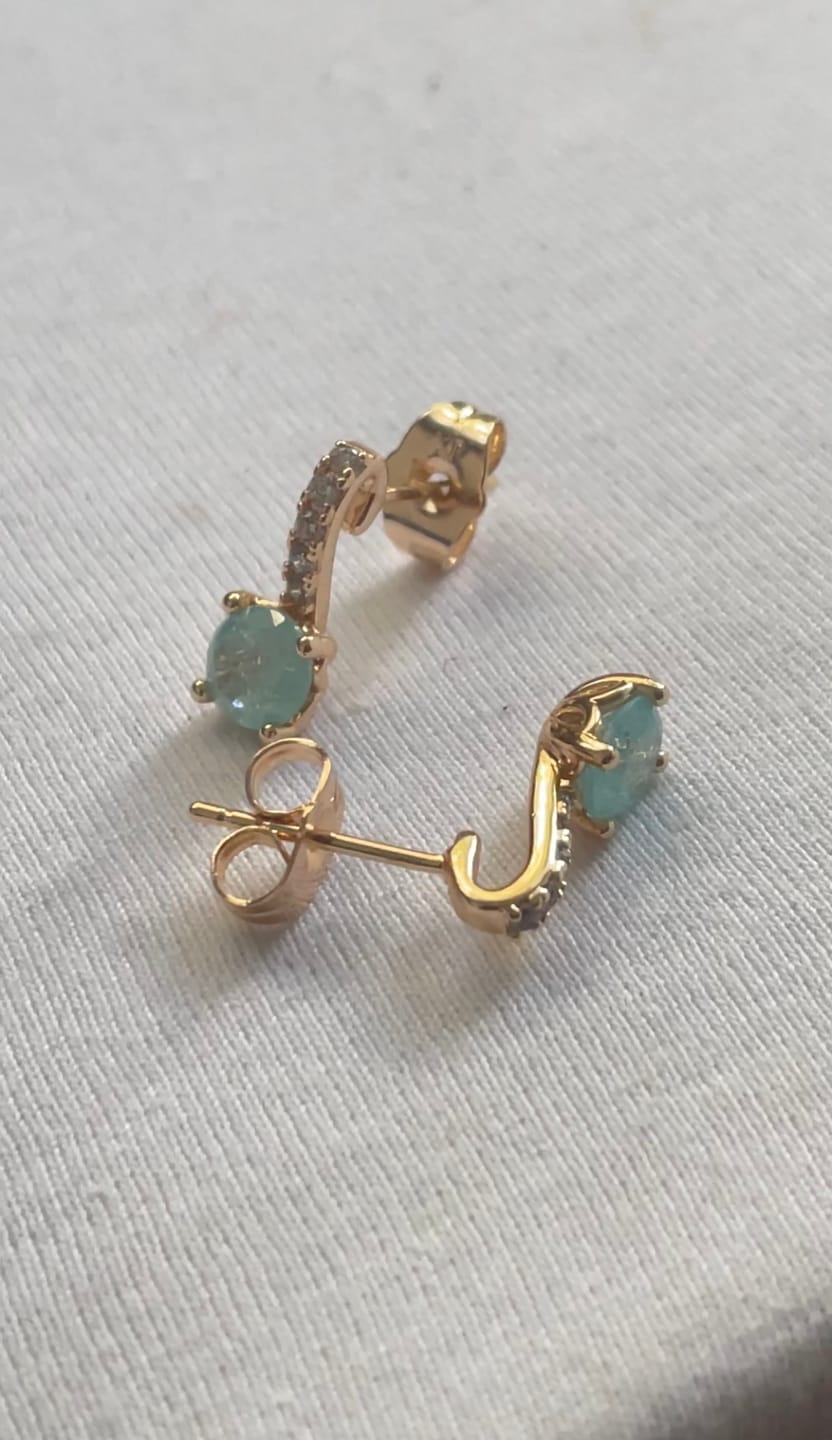 Customer photo review of Aretes de Acero Aura