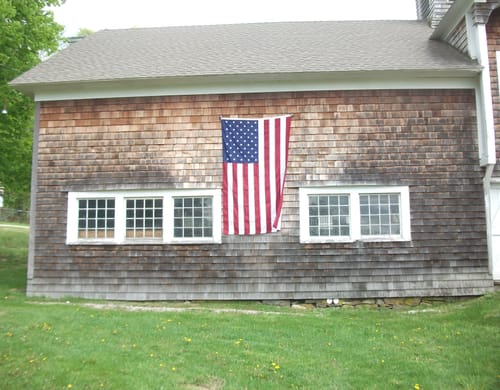 Customer photo review of Ultra Heavy Duty American Flag - 2-ply Polyester - Made In USA