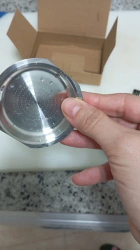 Customer photo review of Capsule Reutilisable Senseo en Acier Inoxydable