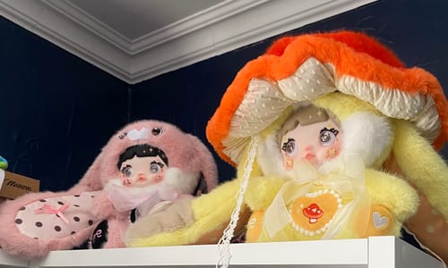 Customer photo review of Nommi Mushroom Hat 400% Series Plush Blind Box