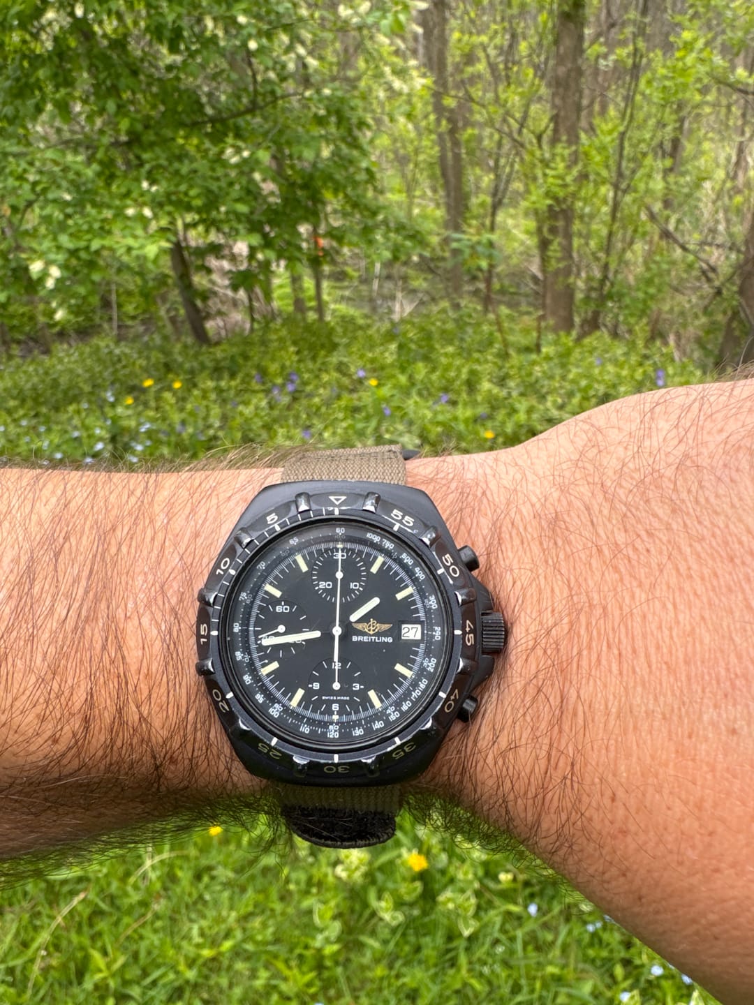 Customer photo review of PVD Glomar Explorer - Hook & Loop Strap - Black