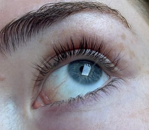 Customer photo review of Lash Growth Serum