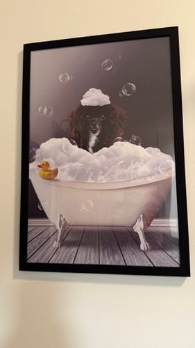 Customer photo review of Fun in the tub - Personalized poster