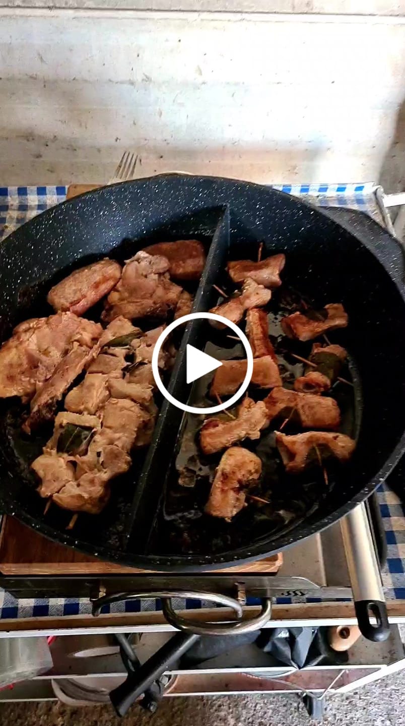 Customer video review of Padella Duo in Pietra Lavica con Divisore Interno