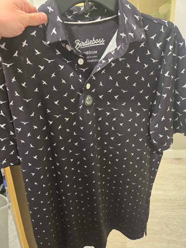 Customer photo review of Birdies Polo Black