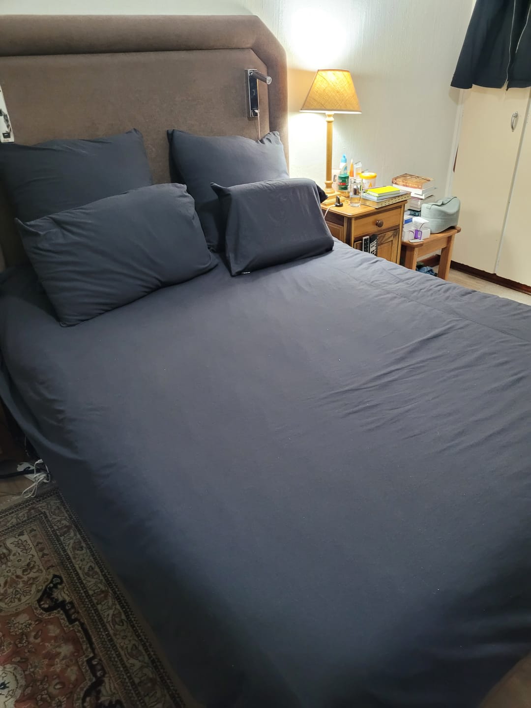 Customer photo review of Duvet Cover Set - Deep Charcoal