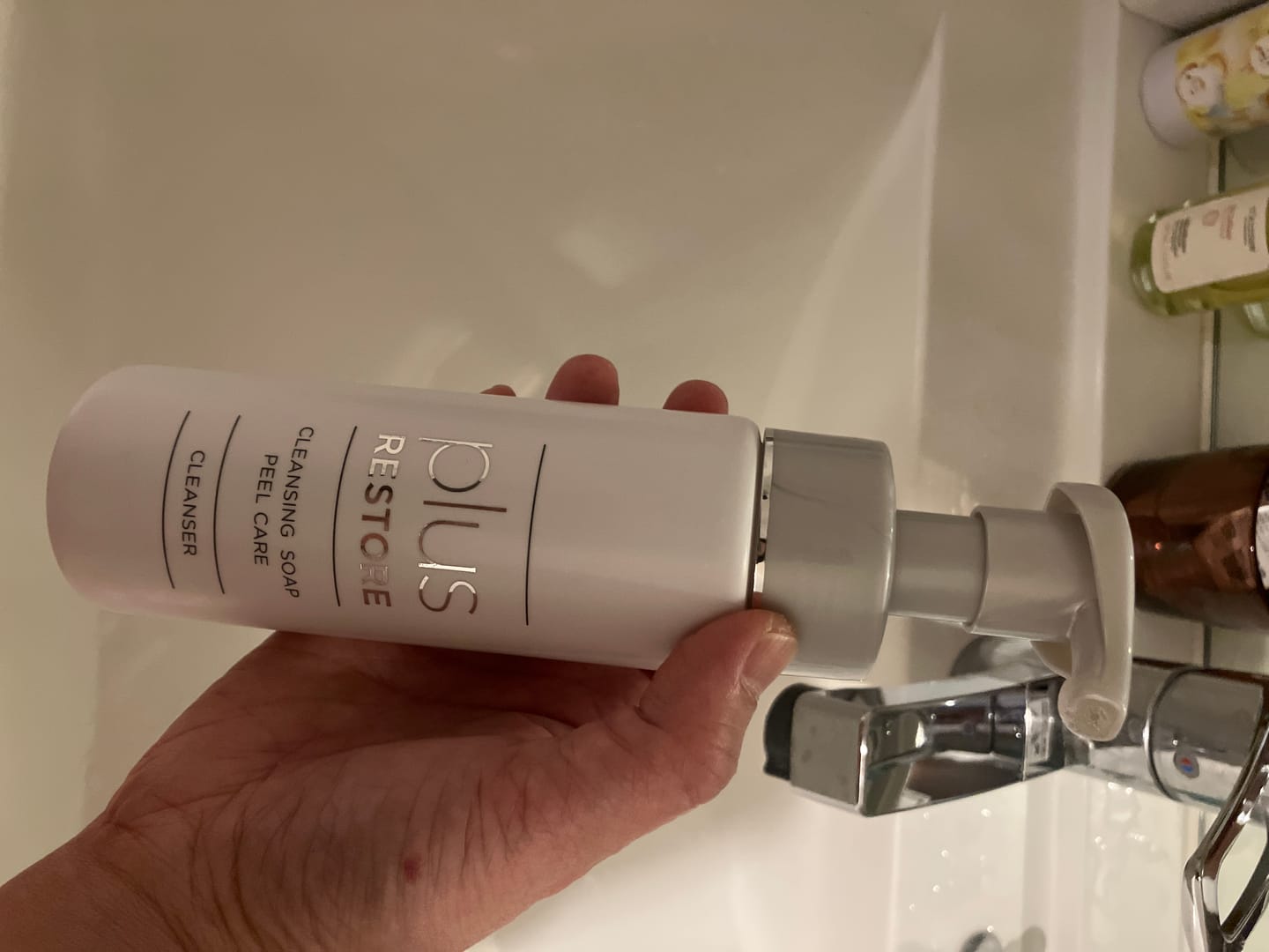Customer photo review of クレンジングソープ泡ピールケア