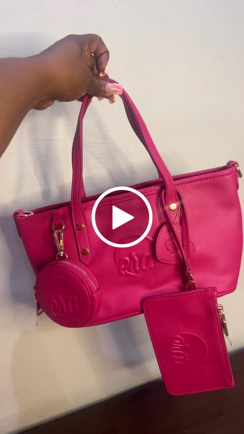 Customer video review of Pink Era Charm Purse