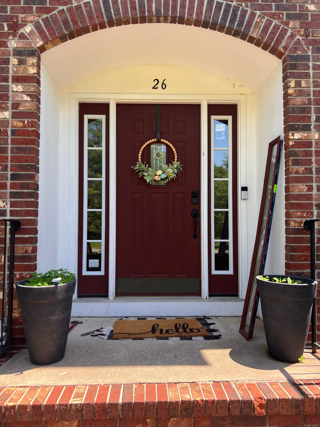 Customer photo review of Clear 5 Lite Glass and Frame Kit (Full Sidelite)
