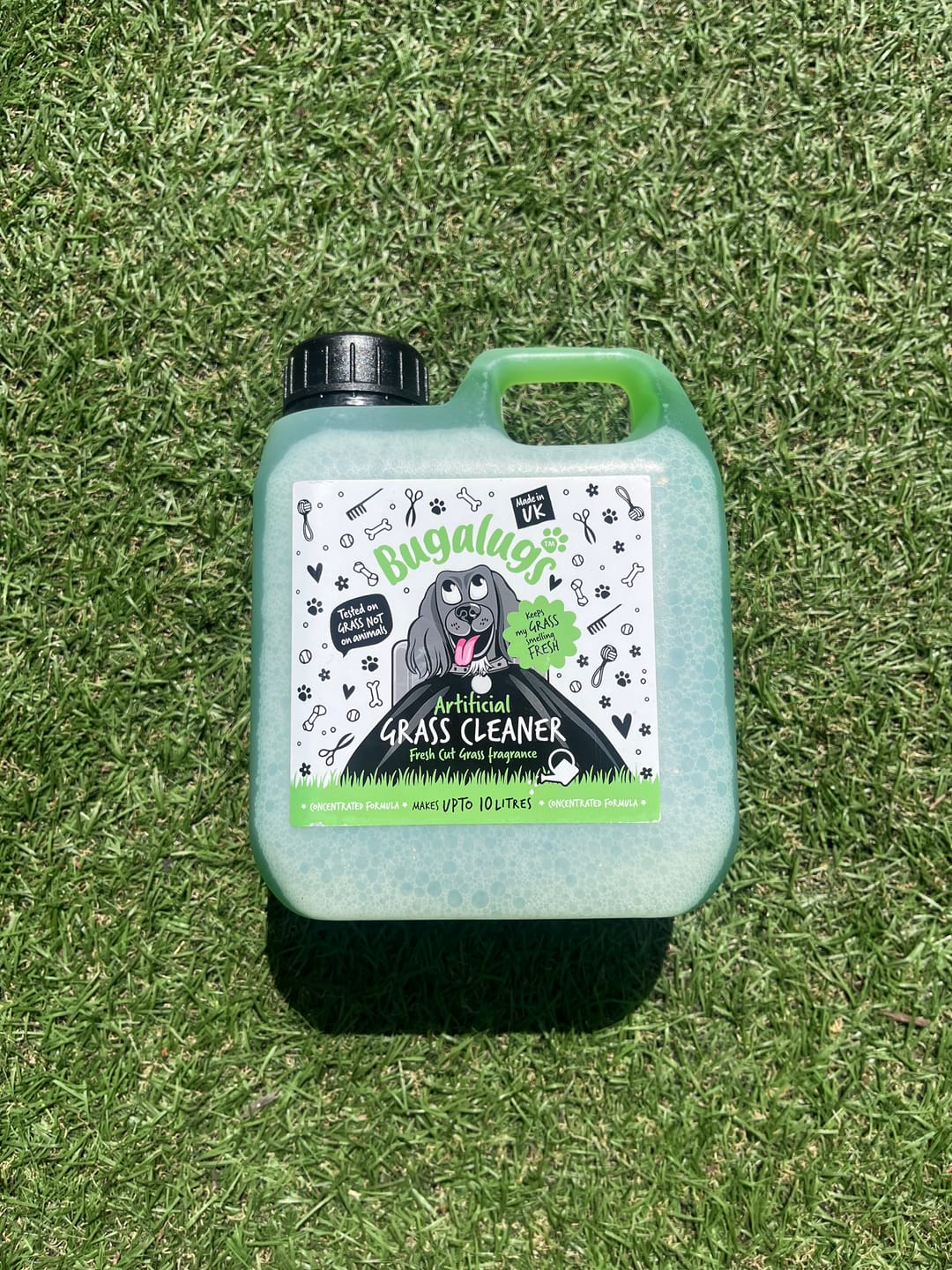 Customer photo review of Artificial Grass Cleaner in Fresh Cut Grass Fragrance