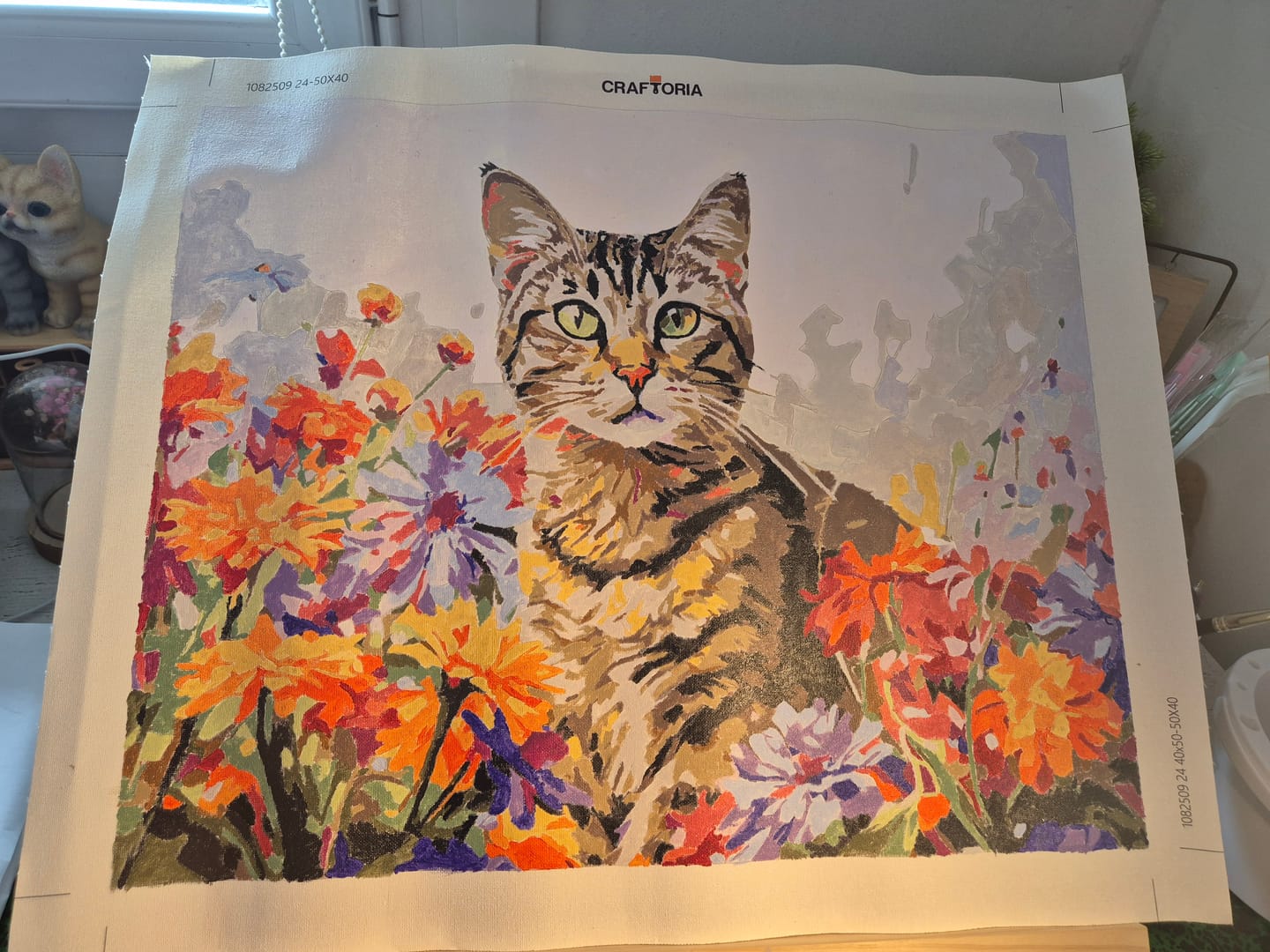 Customer photo review of Floral Chartreux Cat