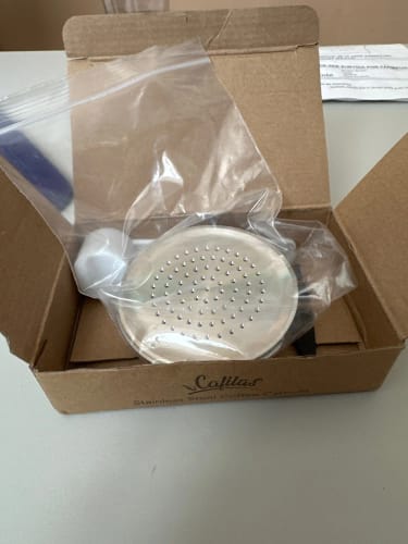 Customer photo review of Capsule Reutilisable Senseo en Acier Inoxydable
