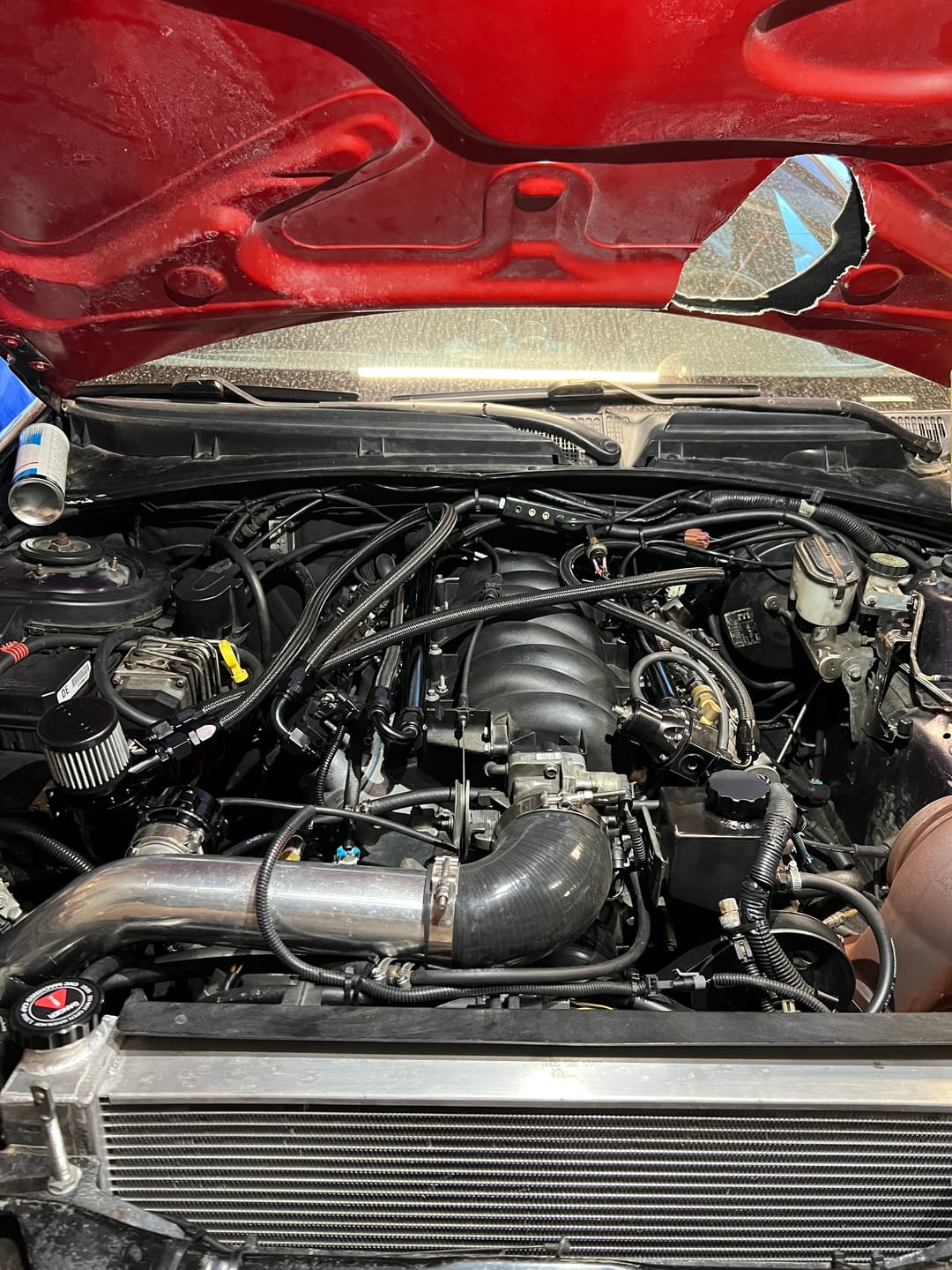 Customer photo review of Motion Raceworks Top Loader Billet Catch Can Kit