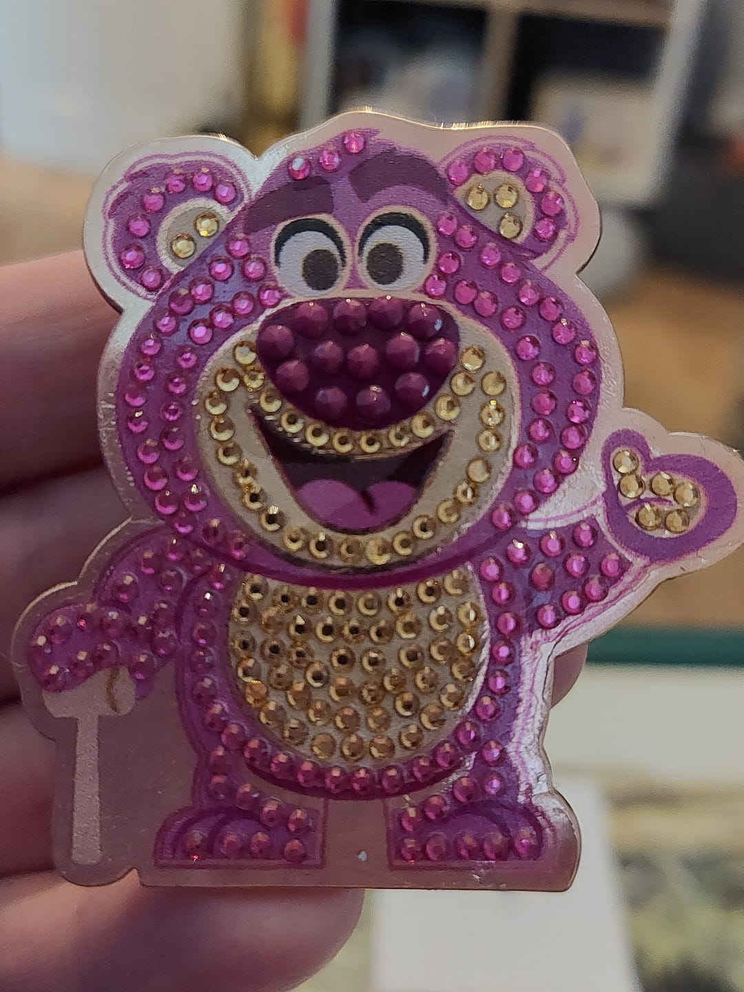 Customer photo review of Disney Crystal Art Pin Badge - Blind Bag
