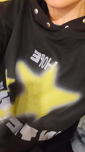 Customer photo review of [2ND PRE-ORDER] BTS J-HOPE - HOPE ON THE STAGE OFFICIAL MD HOODIE (BLACK)