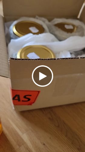 Customer video review of 2kg flytande honung för 499kr med fri frakt!
