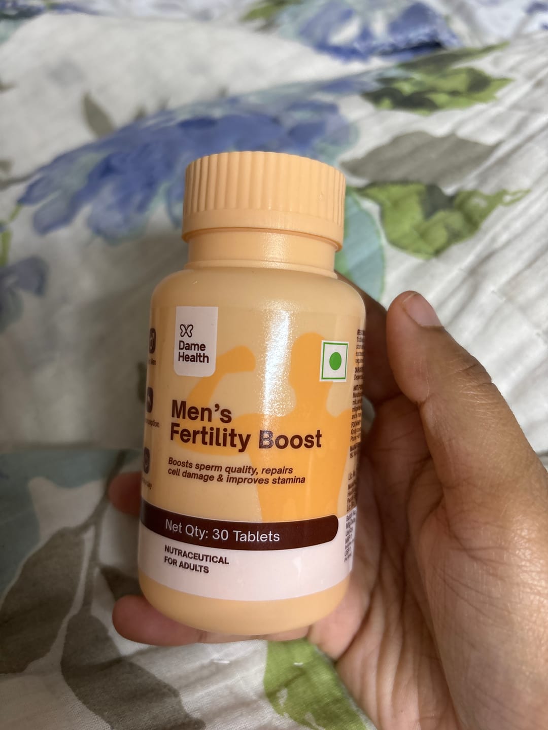Customer photo review of Men's Fertility Boost I Men's Complete Care Multivitamin