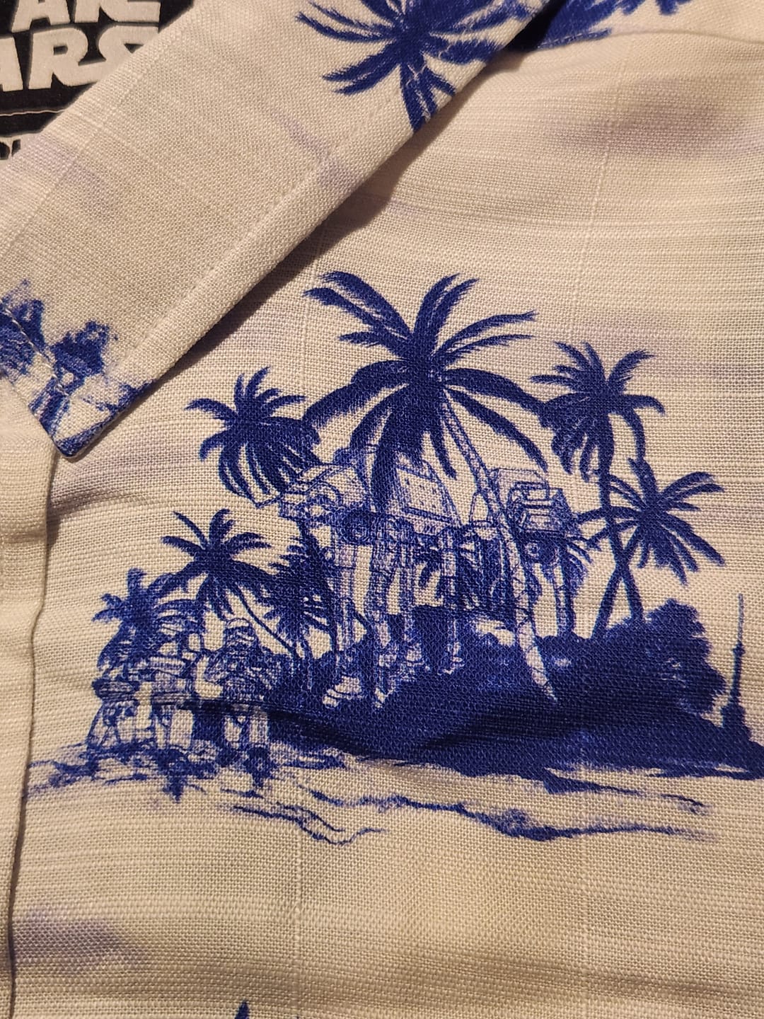 Customer photo review of Star Wars™ "Tide of the Battle" – Bamboo Short Sleeve Shirt