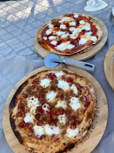 Customer photo review of Sourdough Pizza Bases