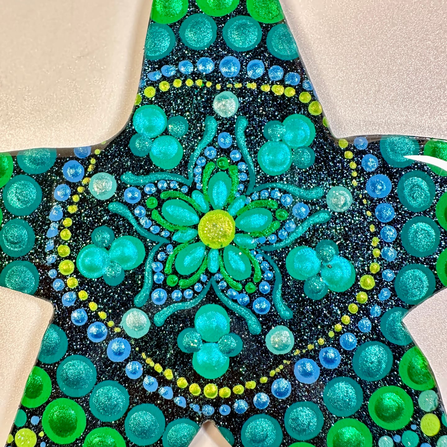 Customer photo review of Unfinished Wood Starfish Sea Star Shape - Craft - up to 46" DIY