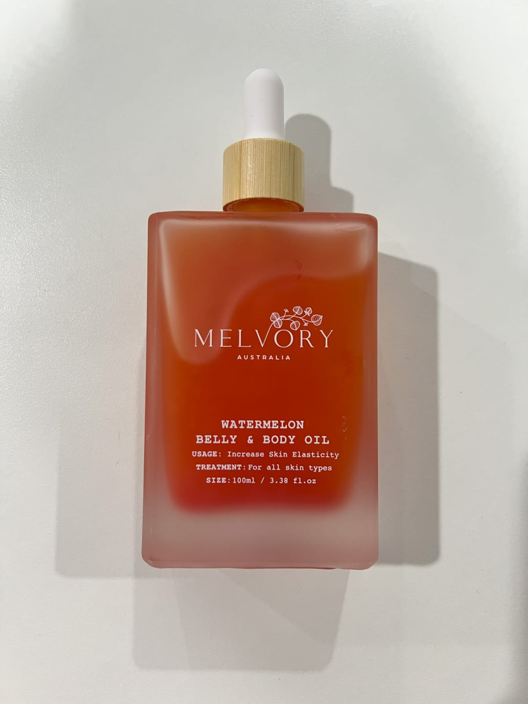 Customer photo review of New Watermelon Belly & Body Oil