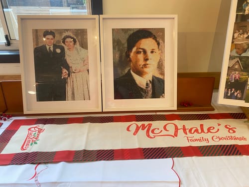 Customer photo review of Custom Diamond Painting