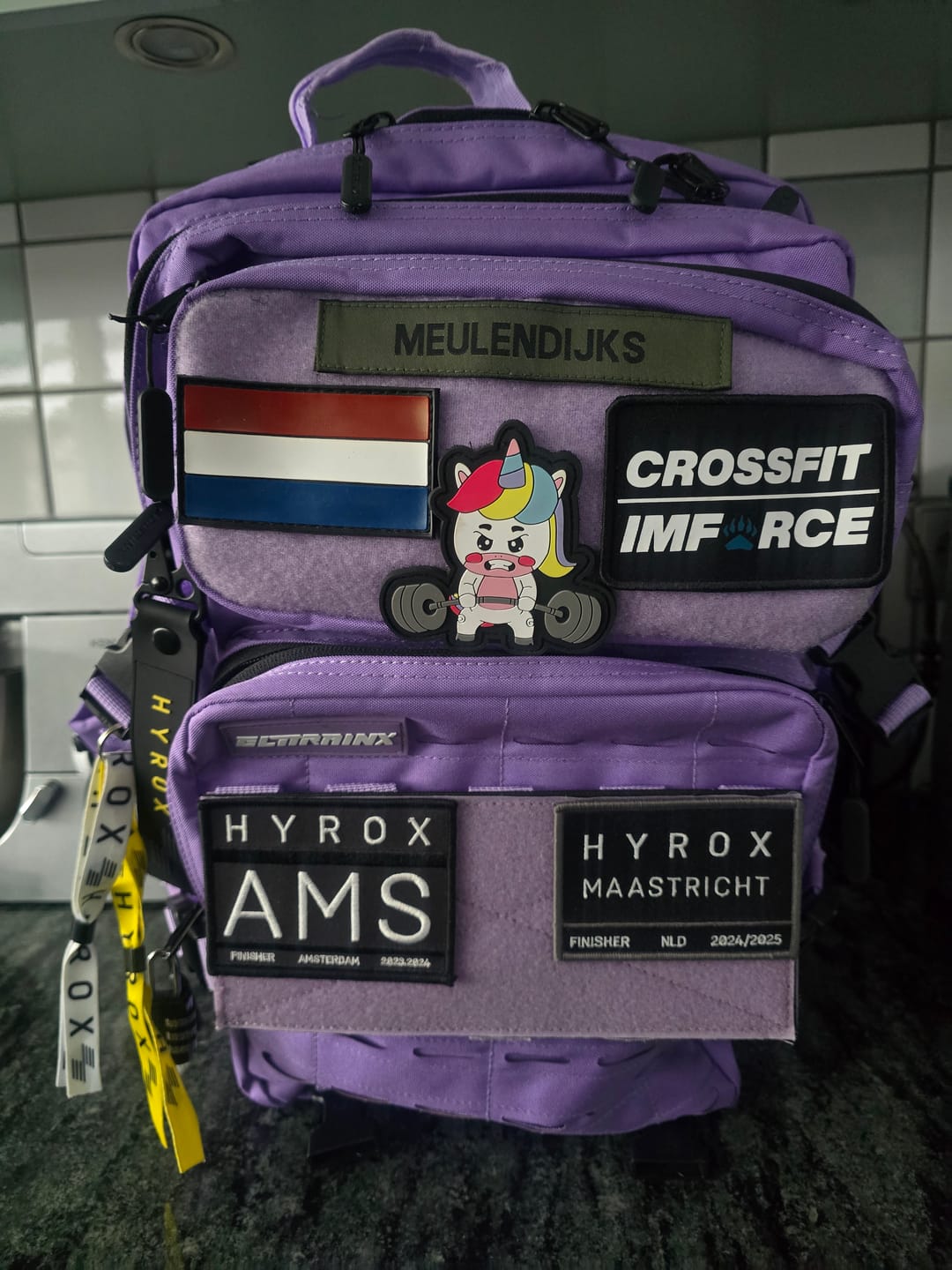 Customer photo review of Parche Unicornio Bodybuilder