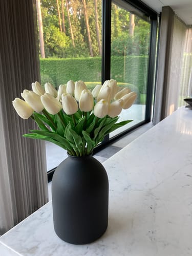 Customer photo review of Casa vaas - Mat zwart