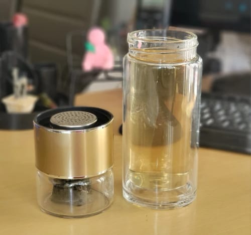 Customer photo review of Bouteille Infuseur Double Paroi et Séparateur